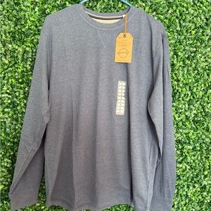 Weatherproof Blue Long Sleeve Men's Tee